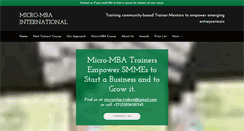 Desktop Screenshot of micro-mba.com