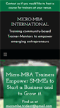 Mobile Screenshot of micro-mba.com